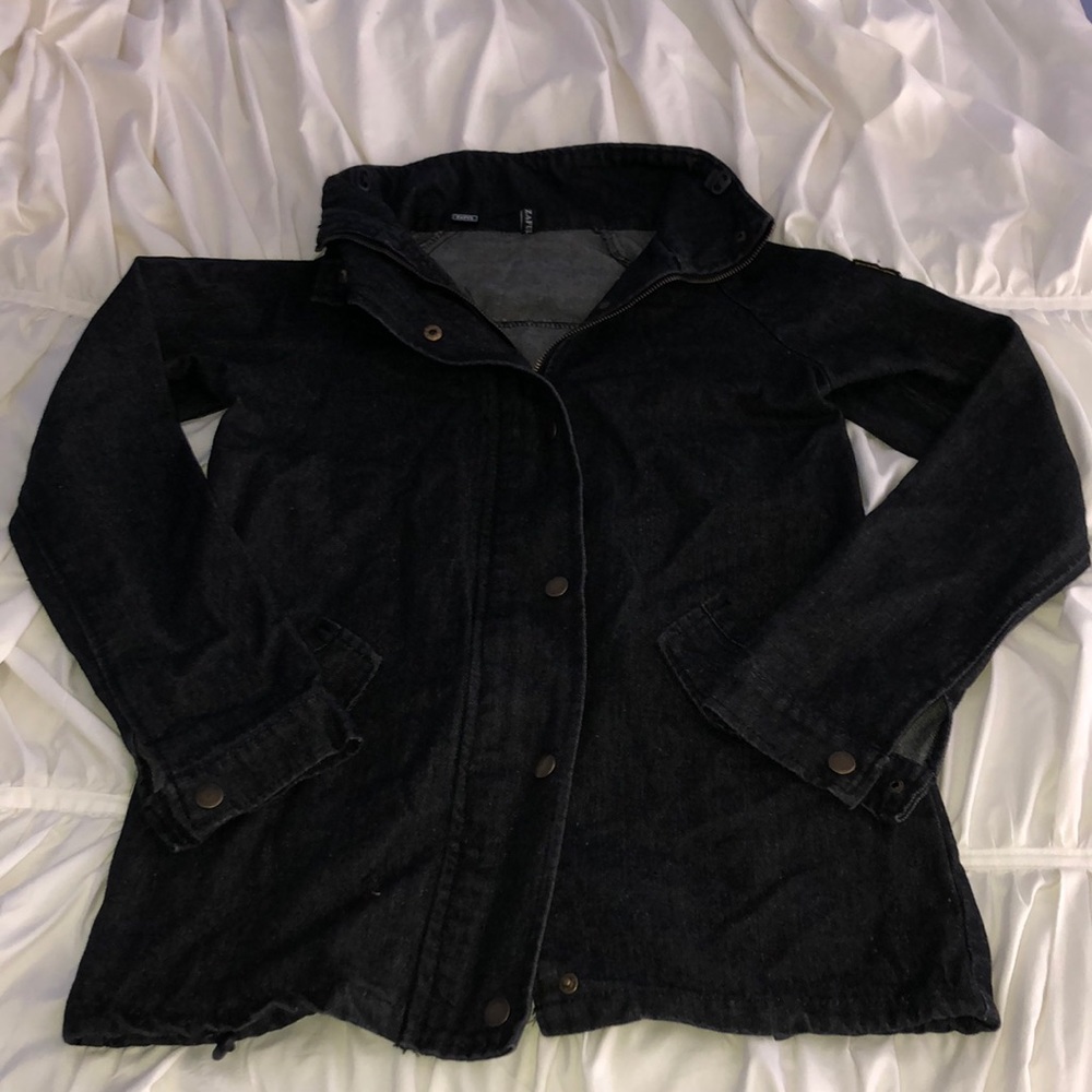 Black jean jacket!